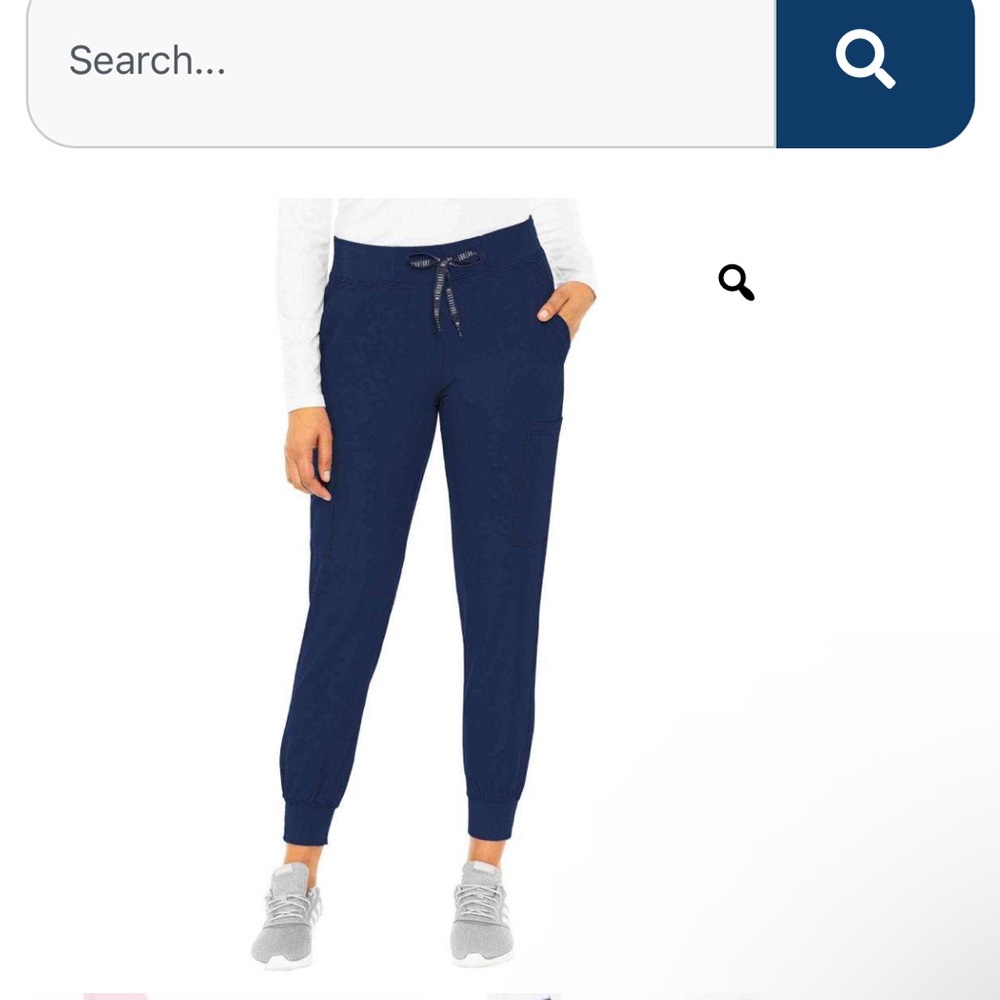 Med Couture Insight Women's Jogger Scrub Pants in Navy Blue